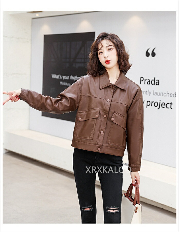 楽天市場】革ジャン 本革 ライダースジャケット レディース レザー