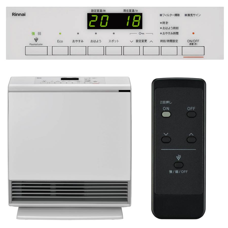 楽天市場】【訳あり/2023年製/開封品】リンナイ ガスファンヒーター RC