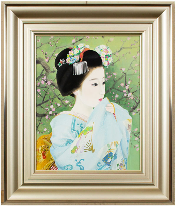 楽天市場】中尾 淳『早春』日本画 F6(6号)【中古】 : 内田画廊