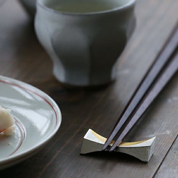 楽天市場】能作 箸置 月 金箔 5ヶ入 錫 内祝い ギフト 記念品