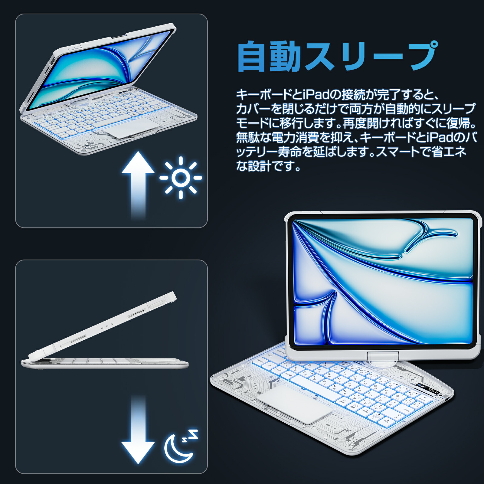 楽天市場】【SNS話題☆五色展開】iFacemall iPad マジックキーボード