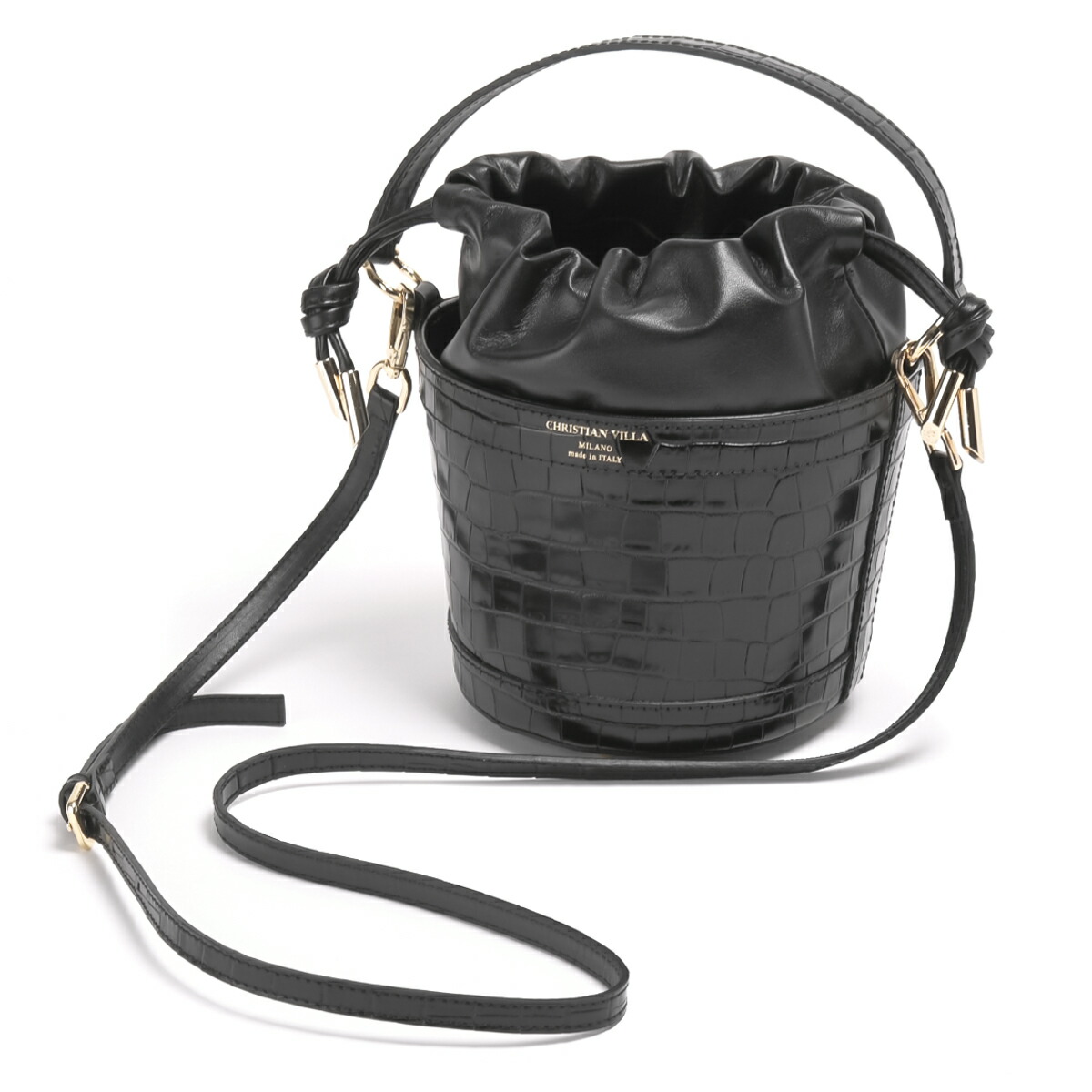 楽天市場】ラスト1点 CHRISTIAN VILLA クリスチャンヴィラ クロコ