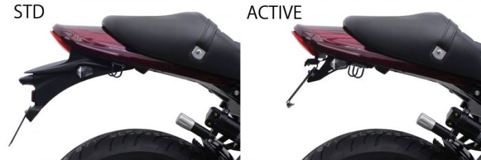 楽天市場】ACTIVE アクティブ フェンダーレスキット LEDナンバー灯付