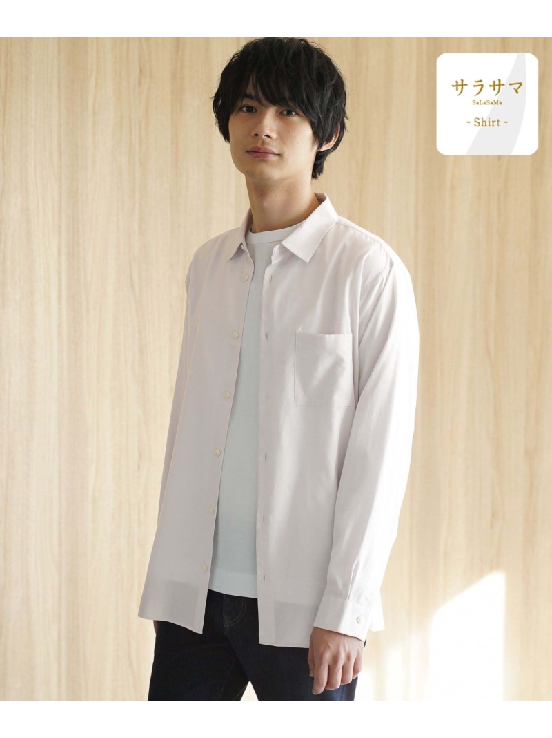 楽天市場】【SALE／50%OFF】サラサマレギュラーシャツ/長袖/234563