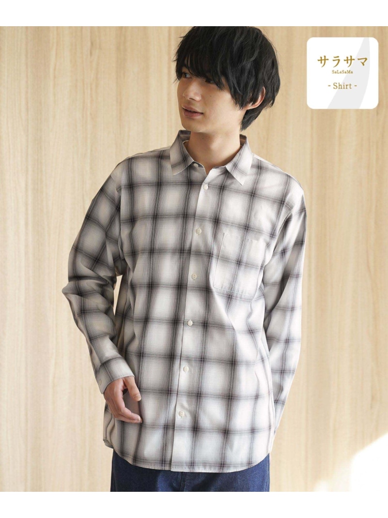 楽天市場】【SALE／50%OFF】サラサマレギュラーシャツ/長袖/234563