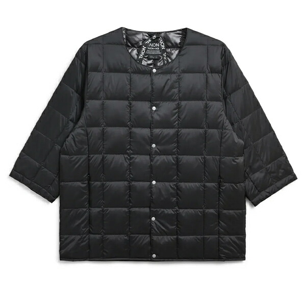 楽天市場】タイオン TAION ベーシック クルーネック七分袖 ダウン