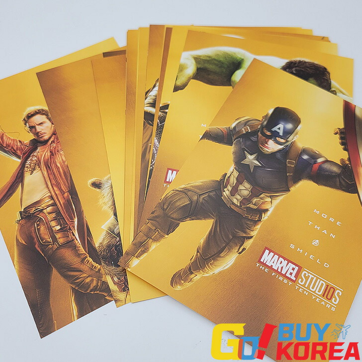 楽天市場】マーベル 10周年 ゴールドアートポスター（32枚1セット