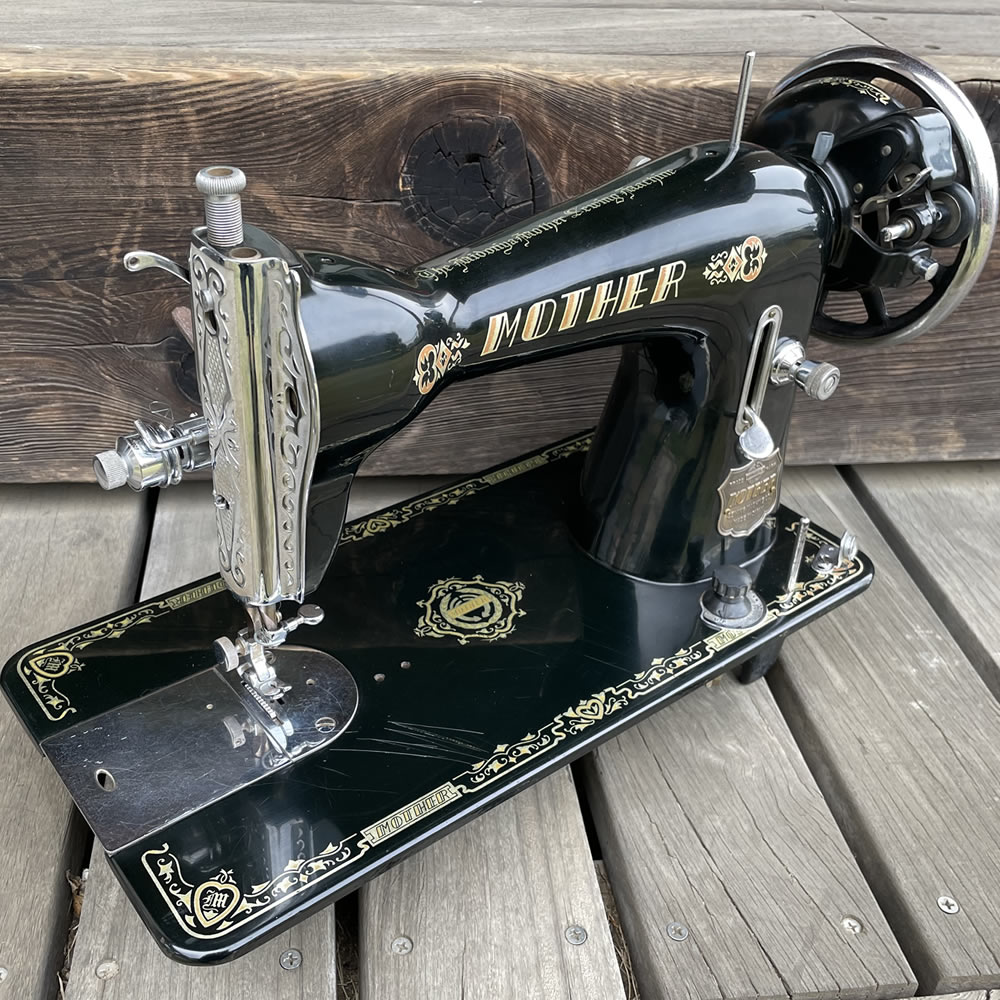 ブラザー ミシン brother HA1-B050 黒 木製ケース アンティーク