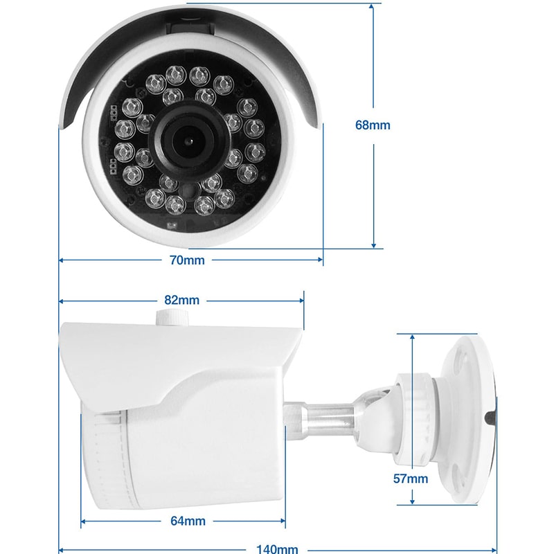 楽天市場】防犯カメラ 監視カメラ 屋外 アナログ 信号 52万画素 2.8mm