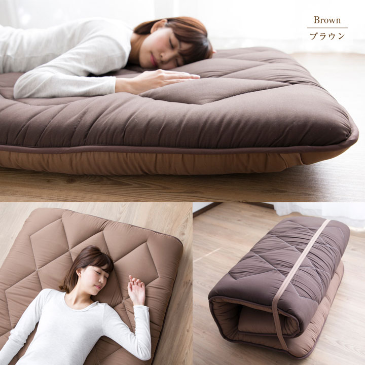 楽天市場】敷き布団 シングル 極厚 極太 四層構造 底付き軽減 固綿