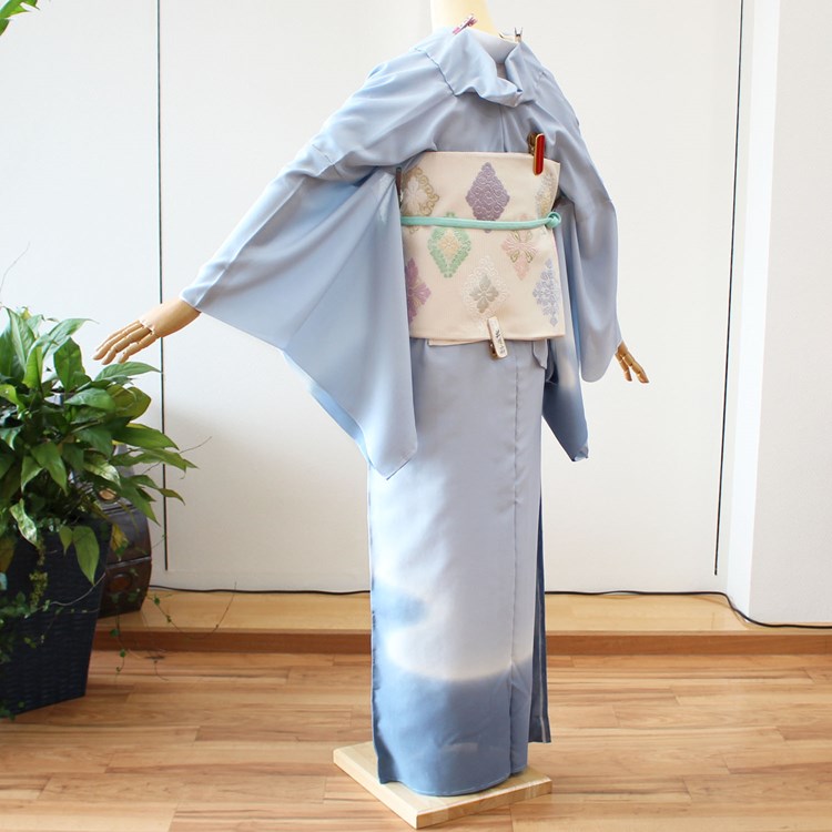 楽天市場】附け下げ 付け下げ 訪問着 夏着物 夏 単衣 5月～9月 青 水色