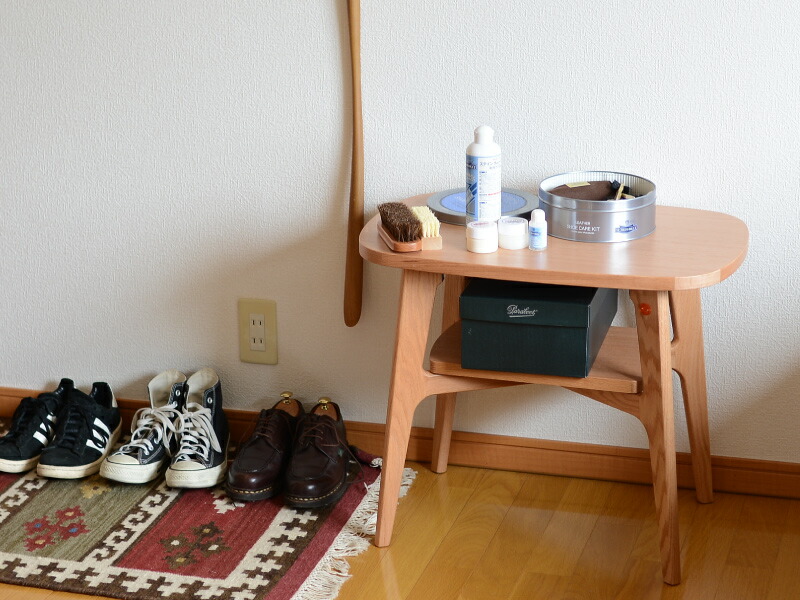 楽天市場】マルニ60+ サイドテーブル40 オーク : 生成りな暮らしのご