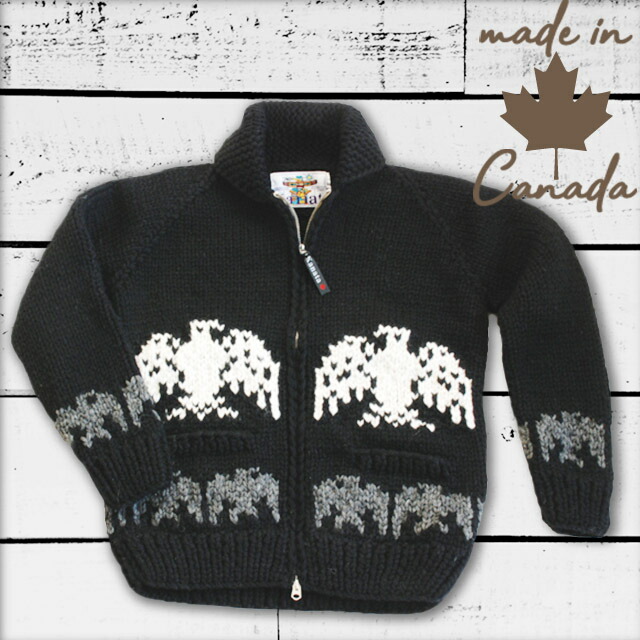 楽天市場】【 送料無料 】 カナダ製 カナタ カウチンセーター メンズ