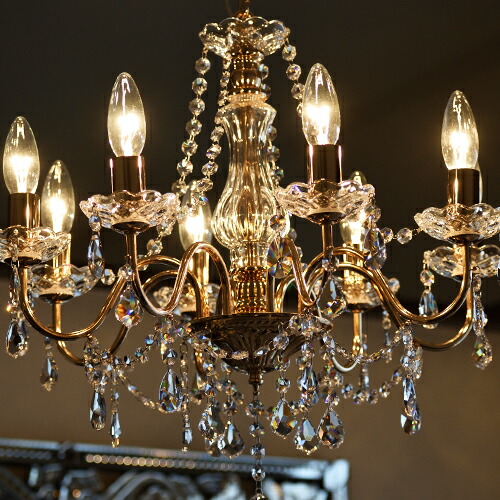 楽天市場】シャンデリア【マリーゴールド】アスフォークリスタル使用