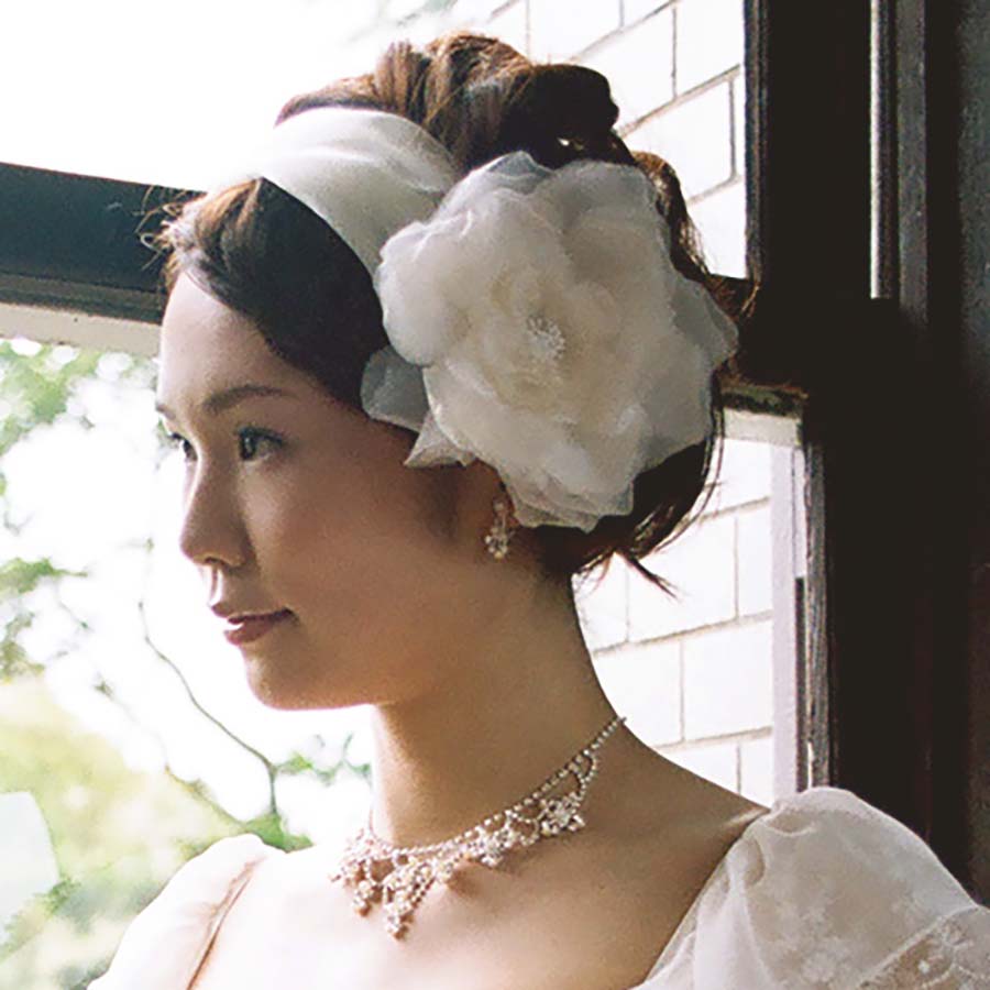 楽天市場】ヘッドドレス 花 カチューシャ ウェディング ウエディング