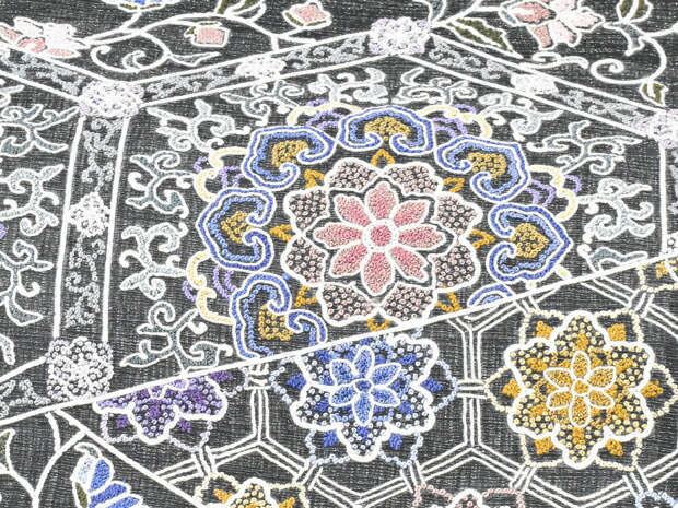 楽天市場】袋帯 中国三大刺繍 相良刺繍 さがら刺繍 手刺繍 手織り櫛