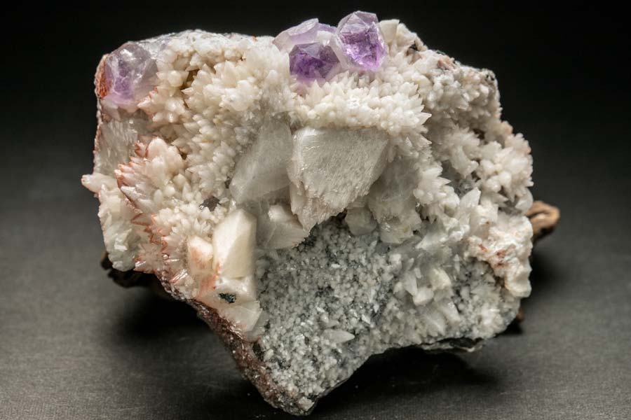 楽天市場】アメジスト 犬牙状方解石 カルサイト 方解石 283g