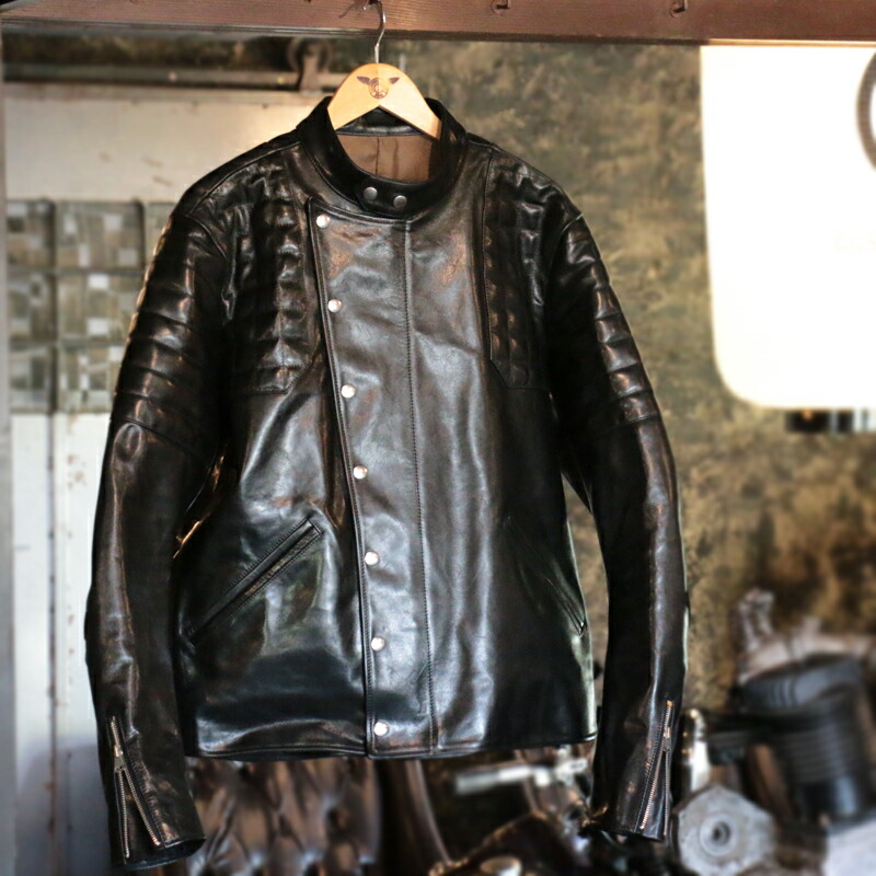 楽天市場】日本製 ZONオリジナル オールドレーシング レザージャケット