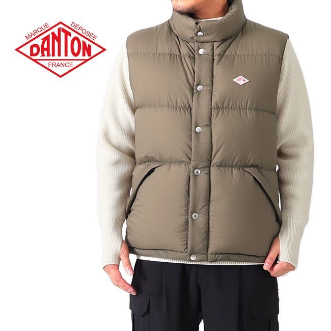 楽天市場】DANTON ダントン ハイロフト ホワイトグース ダウンベスト