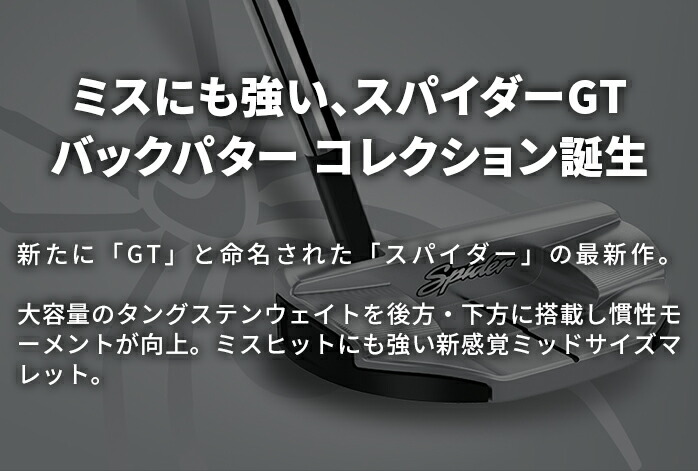 楽天市場】テーラーメイド ゴルフ パター Spider GT NOTCHBACK ノッチ