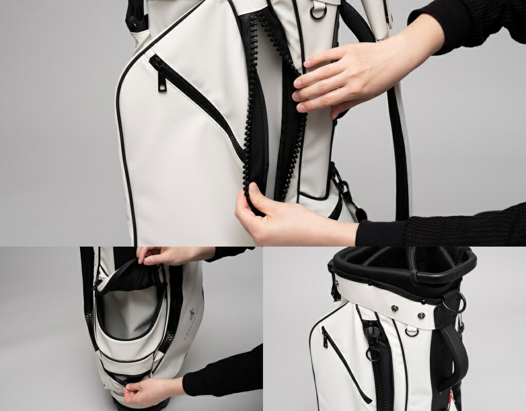 楽天市場】ラヘラゴルフ 限定生産 ビッグジッパーキャディバッグ