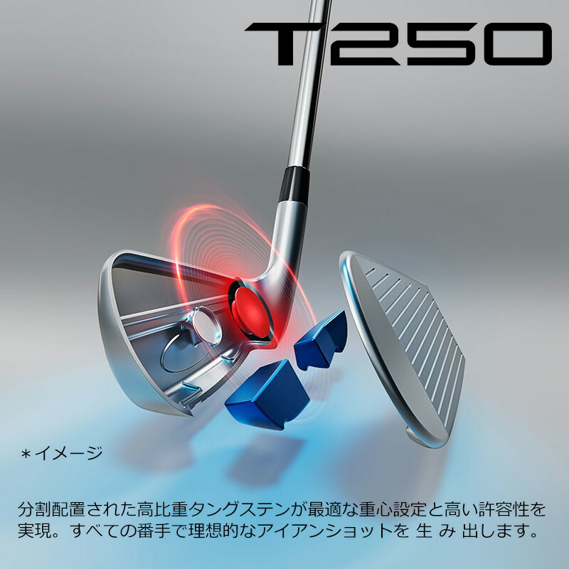 楽天市場】タイトリスト T250 アイアン 6本セット（#5〜9、PW）MMT AMC