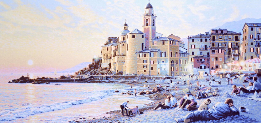 楽天市場】笹倉鉄平 「浜辺の日曜日」（Reg） 2004年 シルクスクリーン