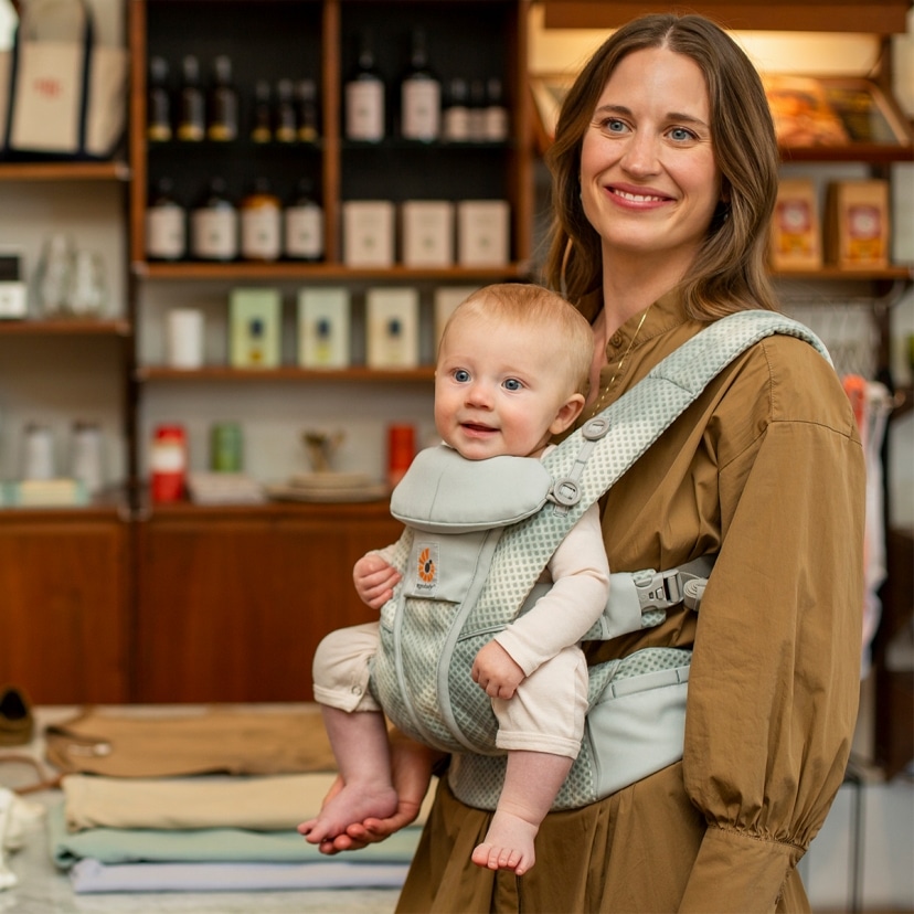 楽天市場】エルゴベビーOMNI Breezeオムニ ブリーズ 抱っこ紐 新生児