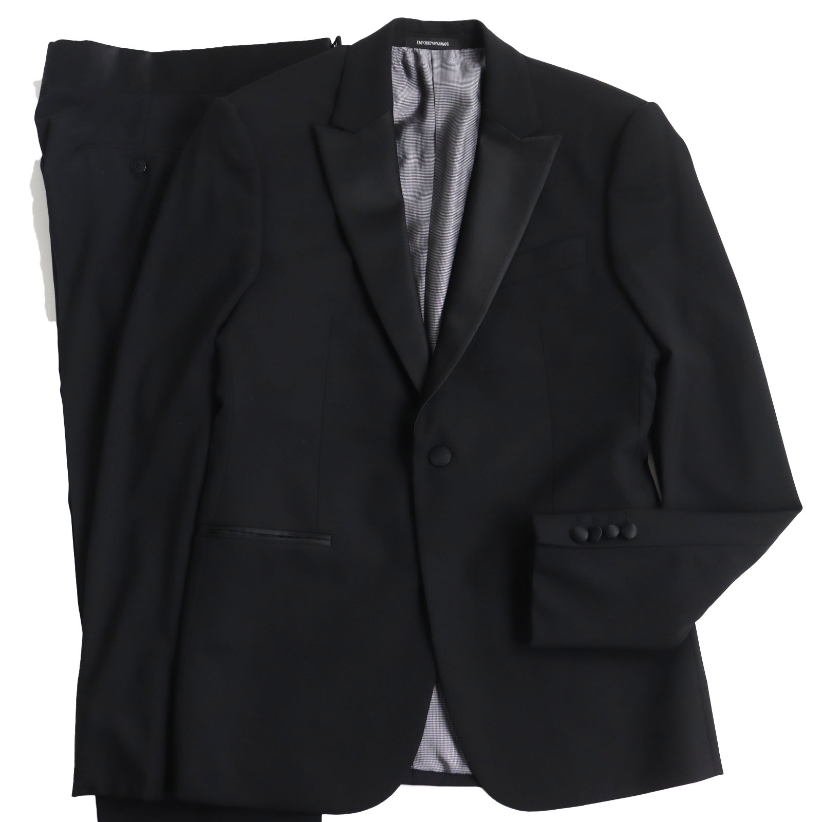 楽天市場】極美品 Emporio Armani エンポリオアルマーニ シルク混 黒