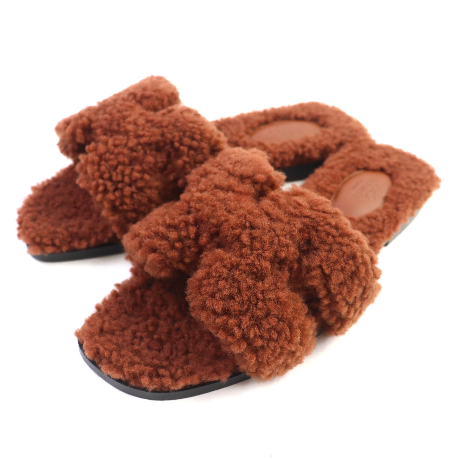 楽天市場】ムートン サンダル（ブランドエルメス）の通販