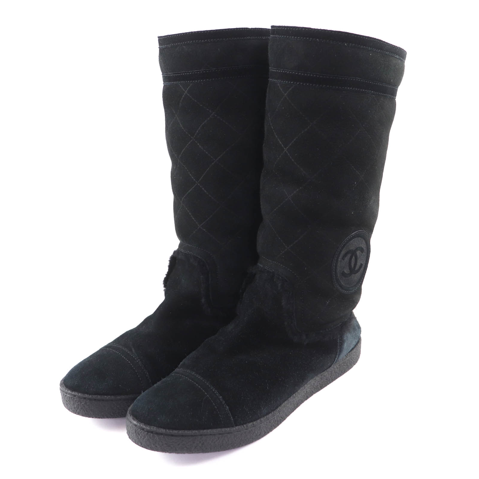 楽天市場】chanel ムートン ブーツの通販