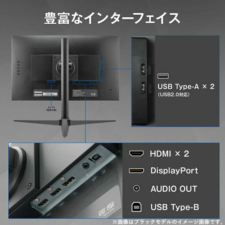 楽天市場】グリーンハウス ゲーミングモニター ディスプレイ ホワイト