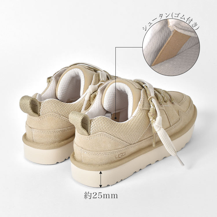 楽天市場】スニーカー 厚底UGG アグ Lo Lowmel ローローメル 1168890