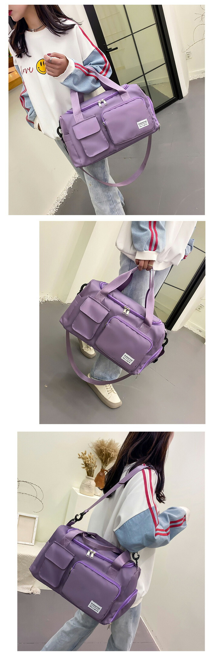 楽天市場】ボストンバッグ 旅行バッグ スポーツバッグ 折りたたみ 軽量