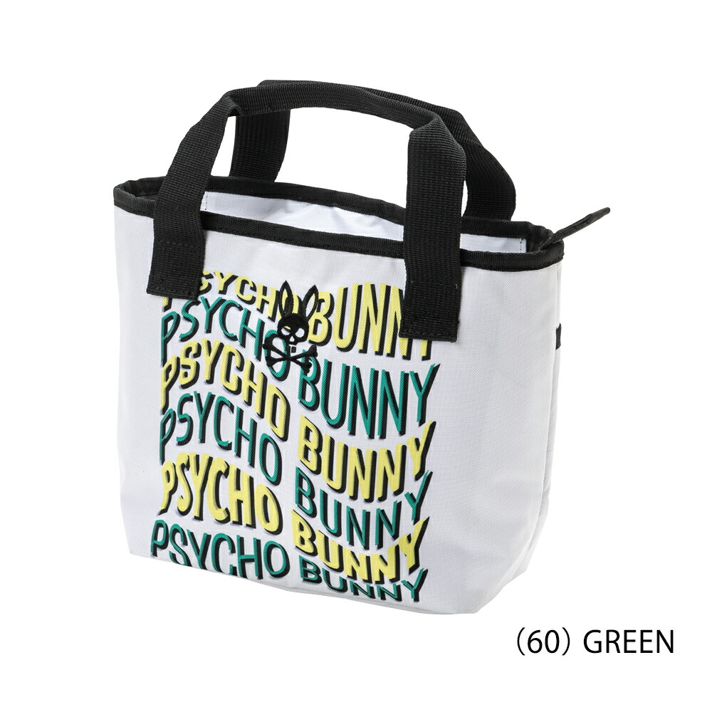 Psycho Bunny☆サイコバニー☆9.0型☆良品☆カート(WH×マルチ) Psycho