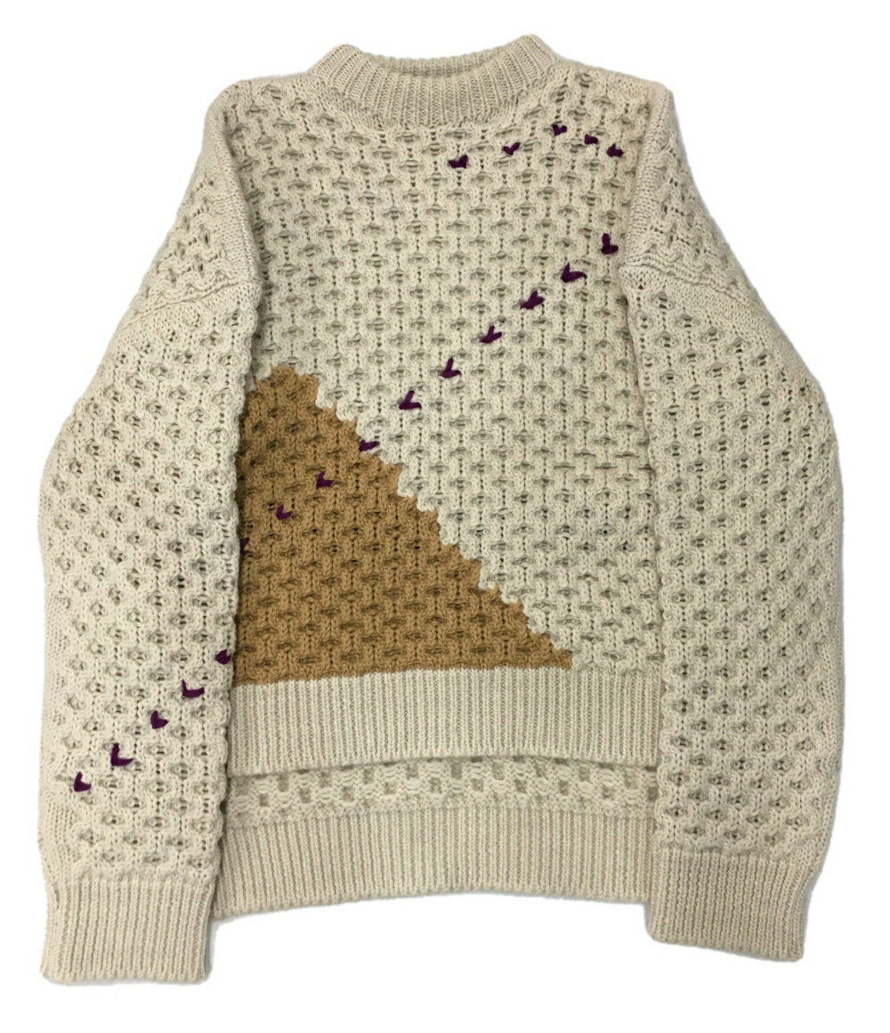 楽天市場】【中古】美品 ラフシモンズ スリットパネル ケーブルニット