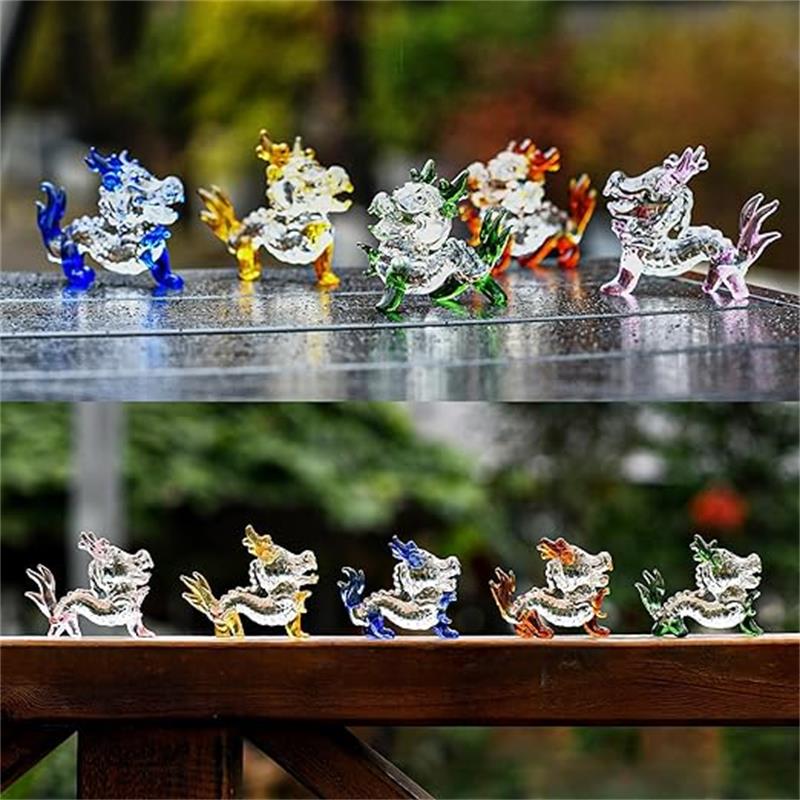 楽天市場】龍 置物 クリスタル 龍の置物 竜 オブジェ ガラス細工 龍