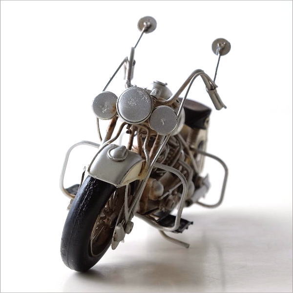 楽天市場】置物 オブジェ バイク おもちゃ アンティーク調 おしゃれ