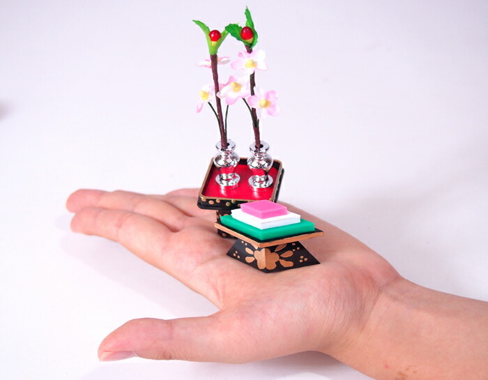 楽天市場】雛道具 雛人形 小物 P新盛上丁足膳揃 かわいい雛道具 和小物