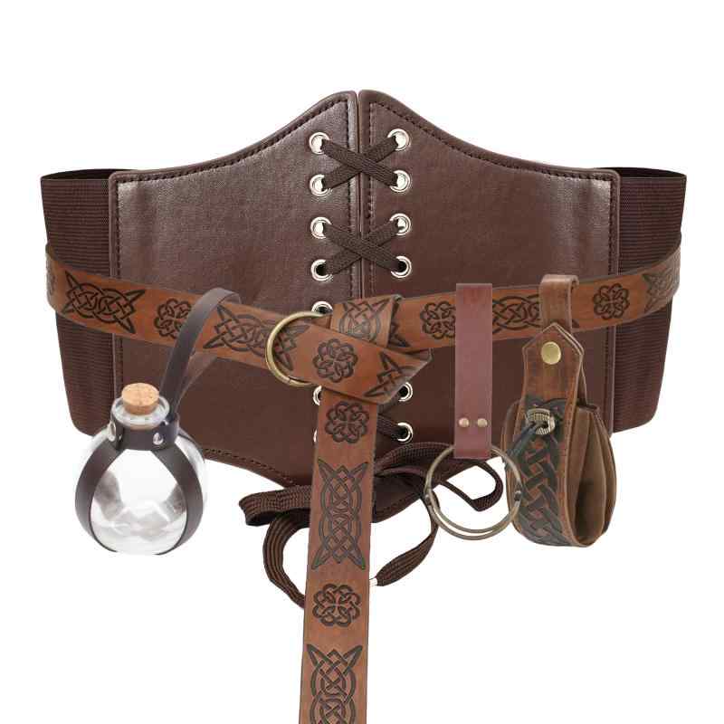 楽天市場】レザー コルセット ブラウンの通販