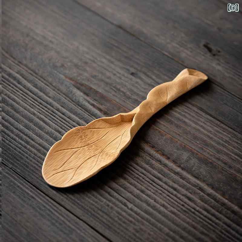 楽天市場】茶道具 天然竹製 手彫り 茶杓 茶匙 茶さじ 茶托 カップ