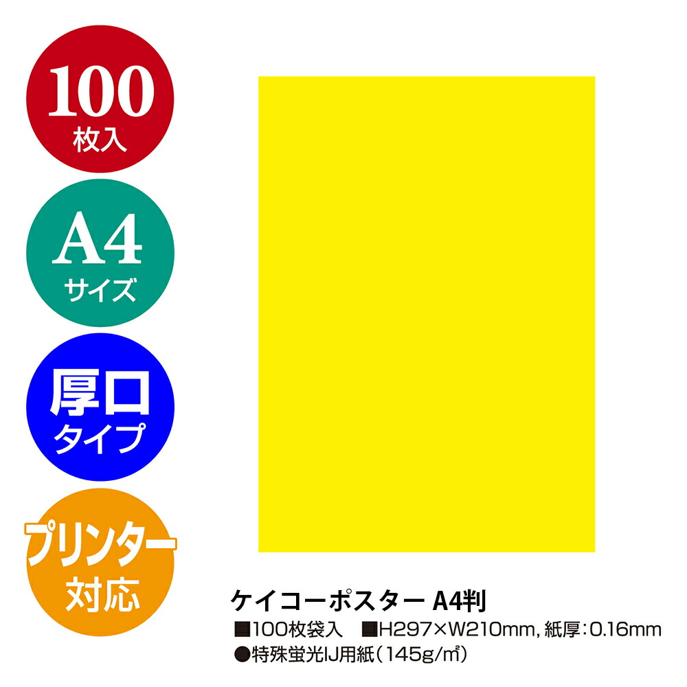 楽天市場】【P5倍!ワンダフルデー限定】 ケイコーポスター A4判 A3判