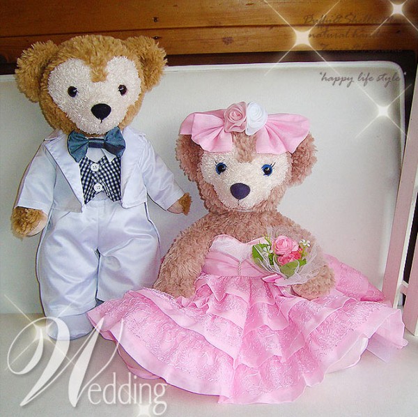 楽天市場】ダッフィー シェリーメイ ウエディング ペア Sサイズ 43cm