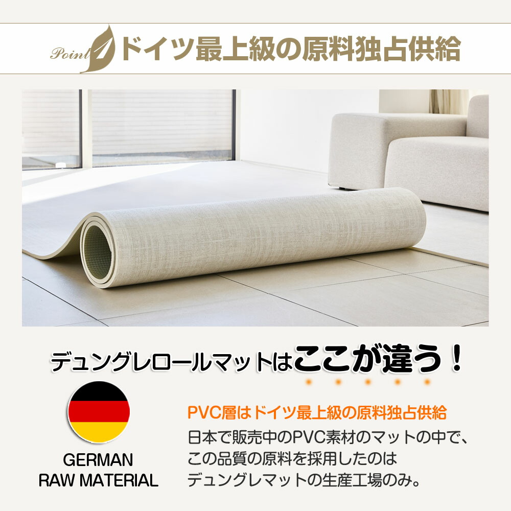 楽天市場】プレイマット ロールマット 抗菌 おしゃれ 1.5cm PVCマット