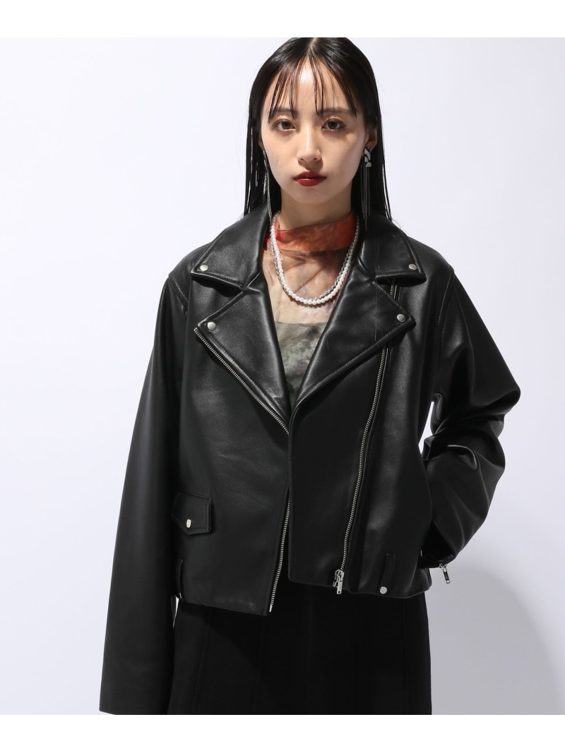 楽天市場】レザーライダースジャケット HARE ハレ ジャケット