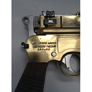 楽天市場】マルシン モーゼル M712 ノーマル刻印 木グリ付き（金属製