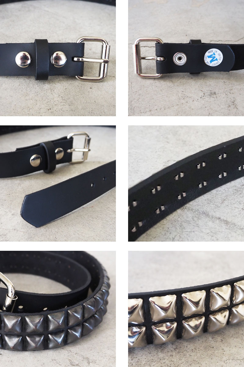 楽天市場】FUNK PLUS ファンクプラス メンズ 本革 2連 スタッズベルト