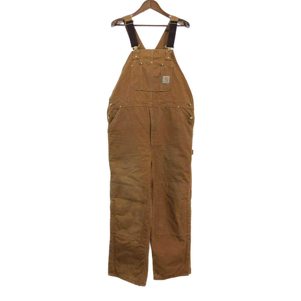 楽天市場】USA製 Carhartt カーハート ダック ダブルニー ビブ