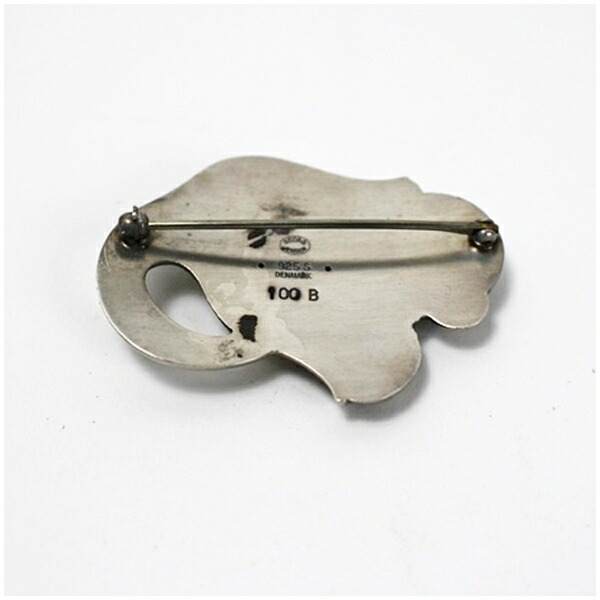 楽天市場】ジョージジェンセン ブローチ 100B シルバー925 スズラン