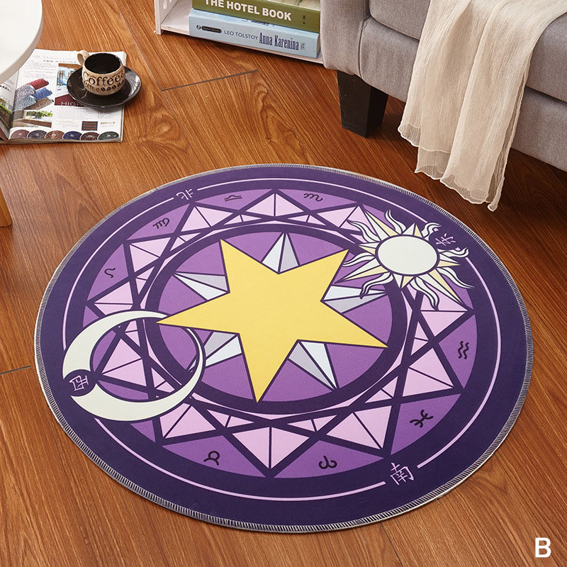 楽天市場】カーペット 魔法陣 丸形 ラグ 魔法陣 洗える 円形